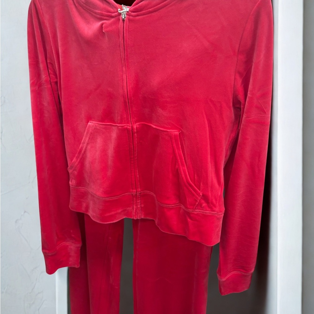 Hot pink Velour juicy couture  Tracksuit